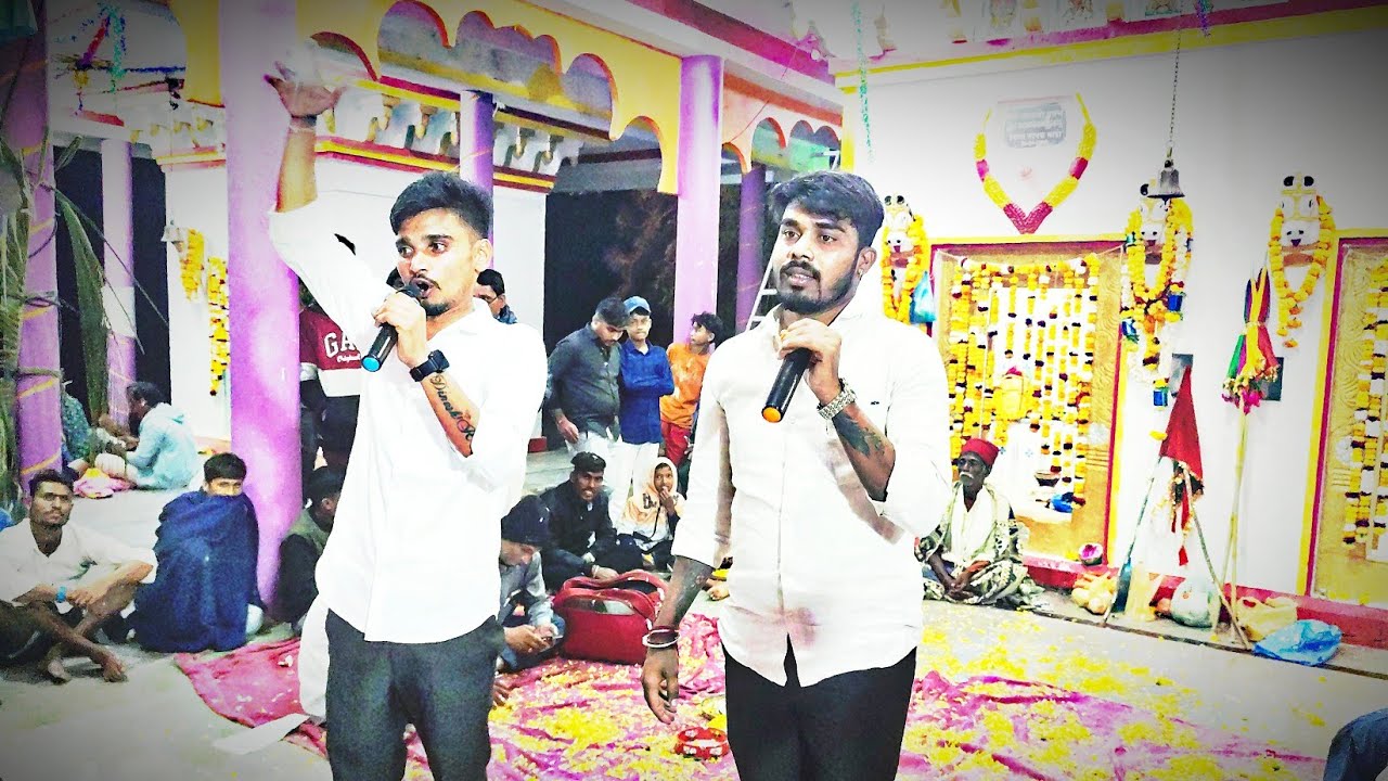 Akash Chavan Bhajan!!vXs Shivpur Shanu Bhajan!! #banjarabhajan #akashchavan #banjaravideos #shorts 