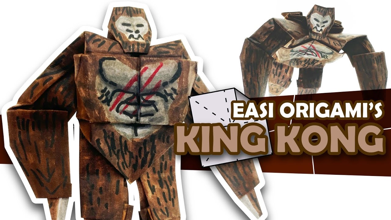 How to make a KING KONG Papercraft Origami