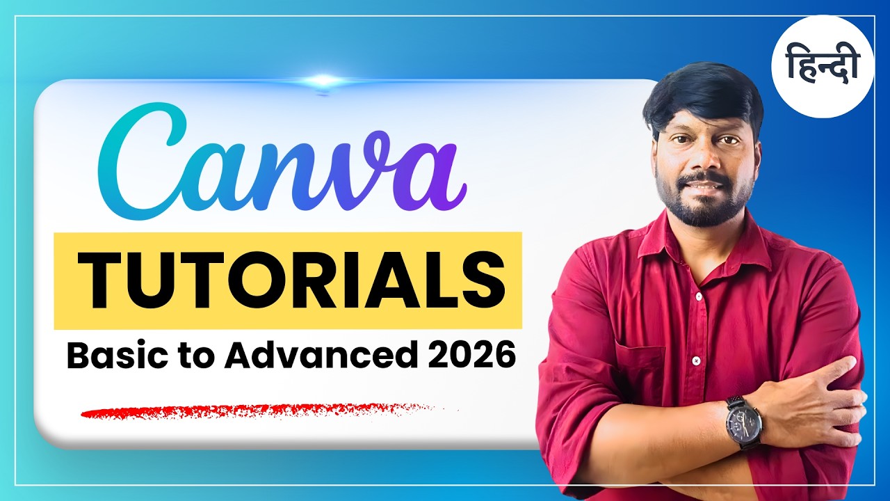 Canva Tutorials in Hindi | A to Z Complete Course | Tech Classroom by Prof. Ravi Patel.