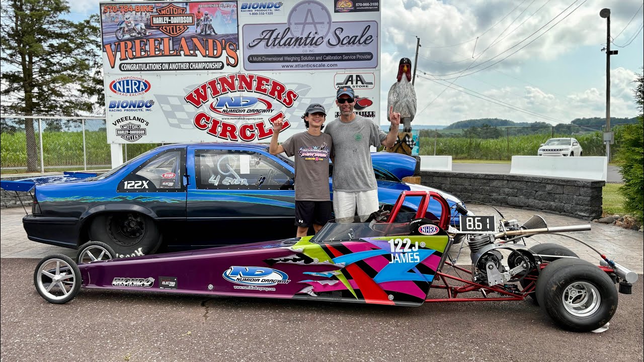 Jeff & James Pasquariello DOUBLE UP Again at Numidia Dragway 7/13/25