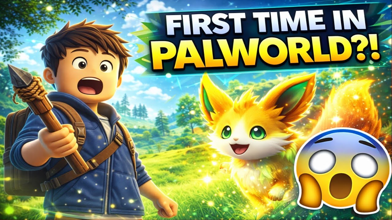 From Nothing to My First Base in Palworld! (Crazy Start)