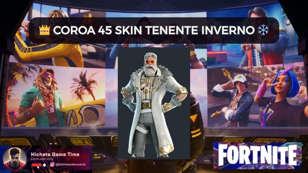 👑 COROA 45 SKIN TENENTE INVERNO ❄️​