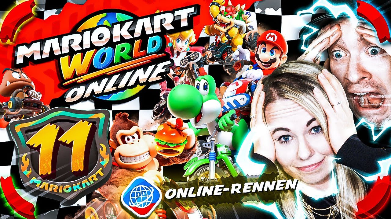 MARIO KART WORLD ONLINE 🏁 #11: Online-Turnier Rennen mit Juli