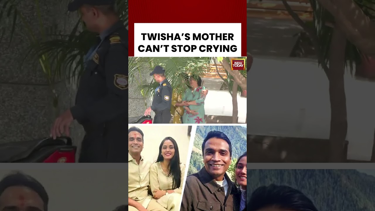 Twisha Sharma Death Case: Twisha&rsquo;s Mother Can&rsquo;t Stop Crying #twishasharmacase #lastrites #shorts