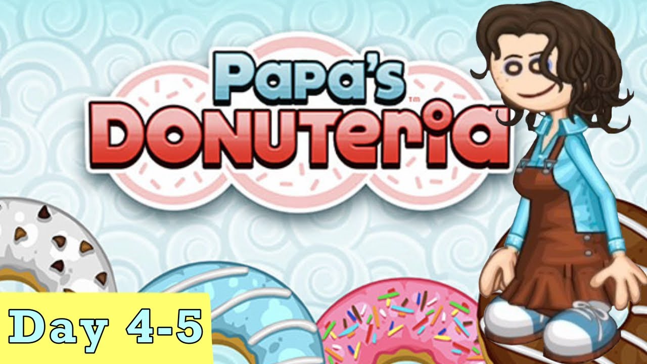 Playing Papa’s Donuteria (to go) no voice!