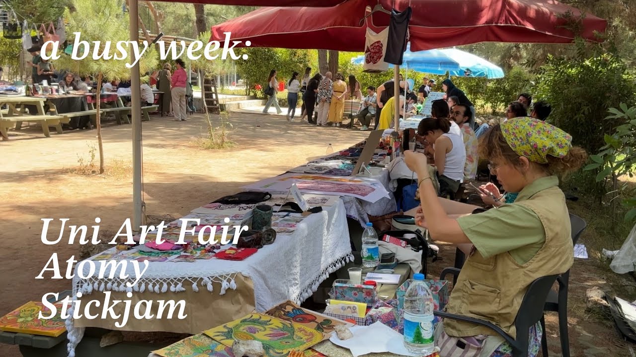 a busy week: Art Fair pt.2 🎨, Stickjam, Atomy(애터미)