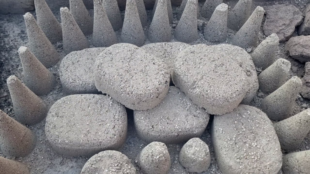ASMR: New Video, Palm Crush 😍 Floor Crumbling White Grainy Sand Cement, Oddly Satisfying, Sleepaid