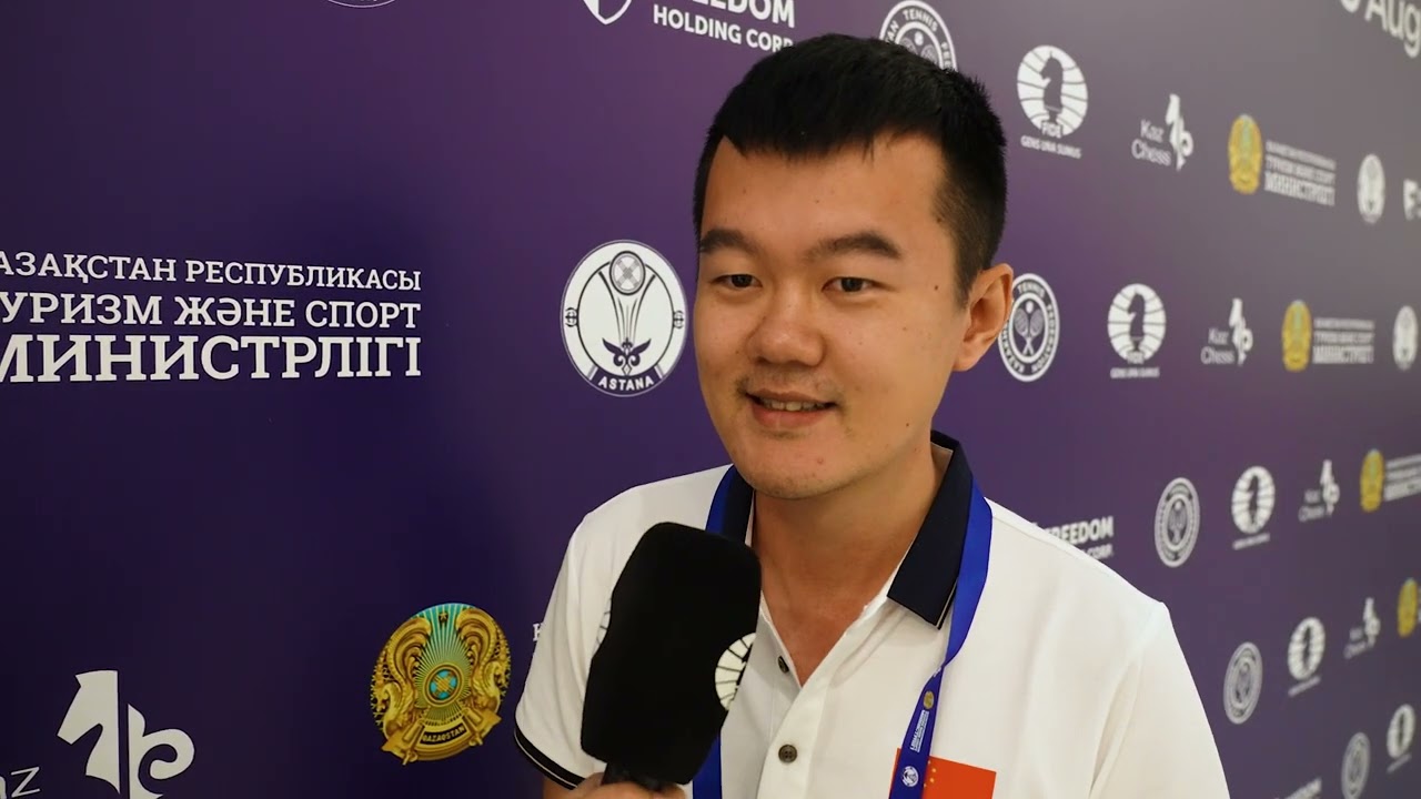 Interview with Ding Liren | FIDE World Rapid and Blitz Team Championships