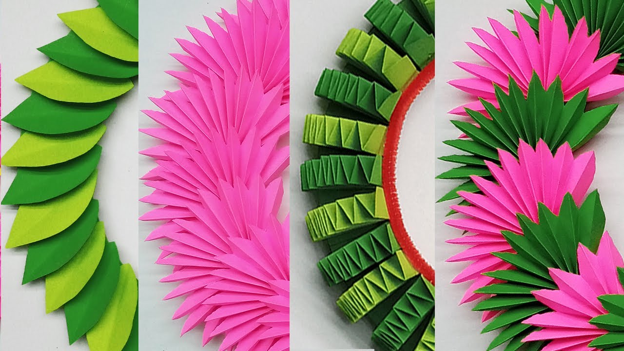 4 Paper Wreath Ideas for Christmas Decorations | How to Make Paper Christmas Wreaths | #362