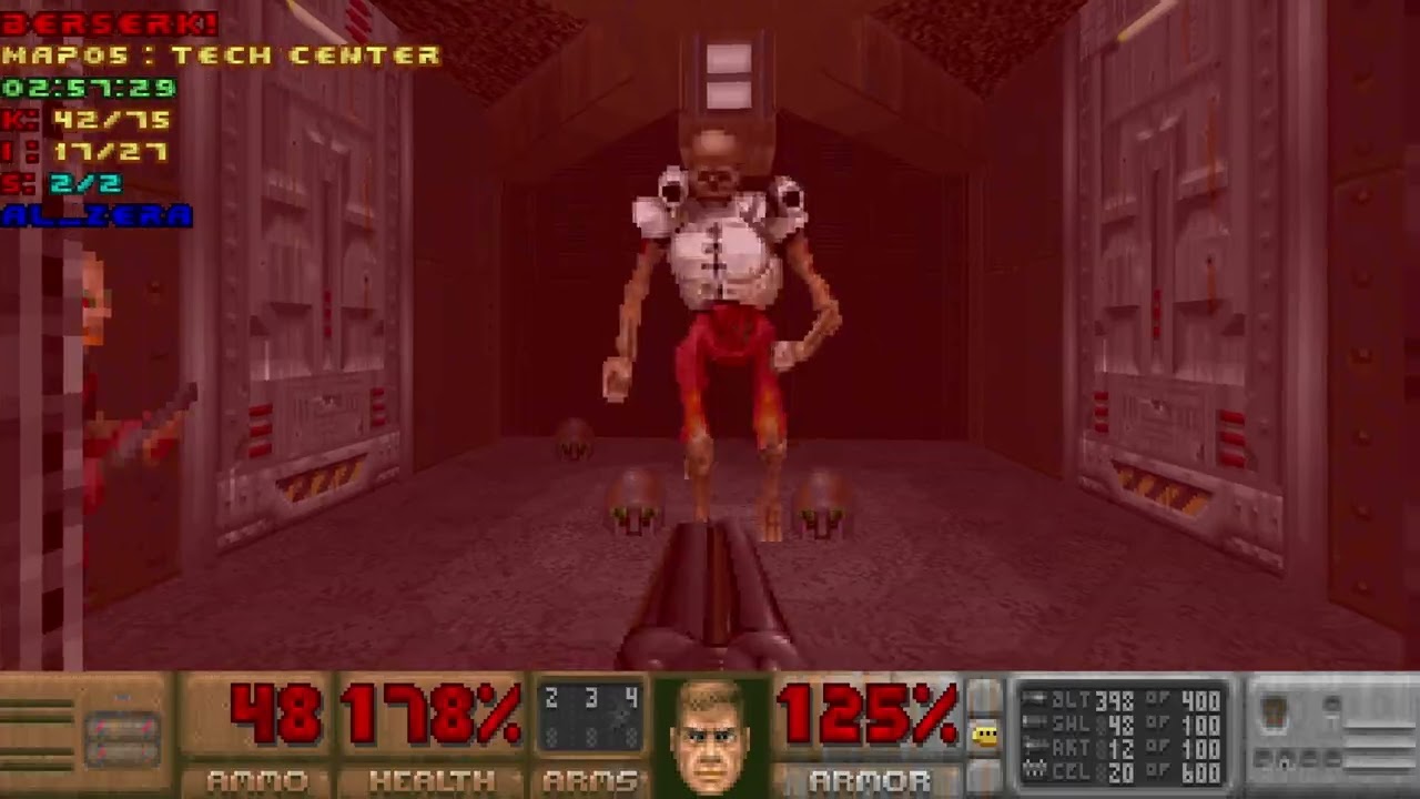 Doom 64 on Doom II - M5: Tech Center - UV Max + Pistol Start