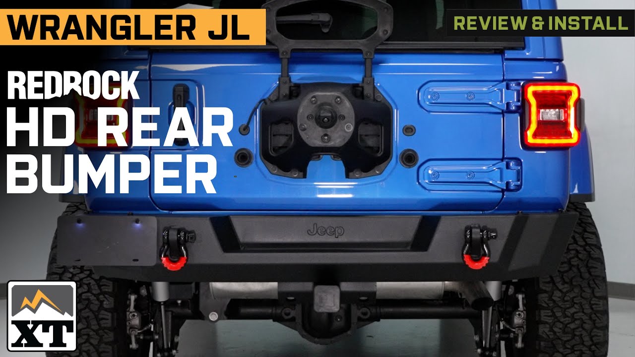 Jeep Wrangler JL RedRock Extreme HD Rear Bumper Review & Install