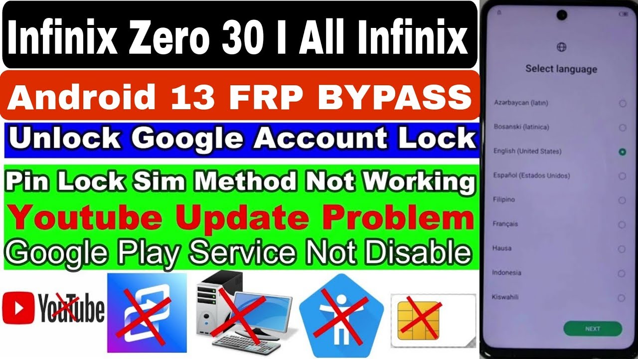 Infinix Zero 30  | All Infinix FRP Bypass Latest 2024 Method Work 100% All Problems FIX Without PC