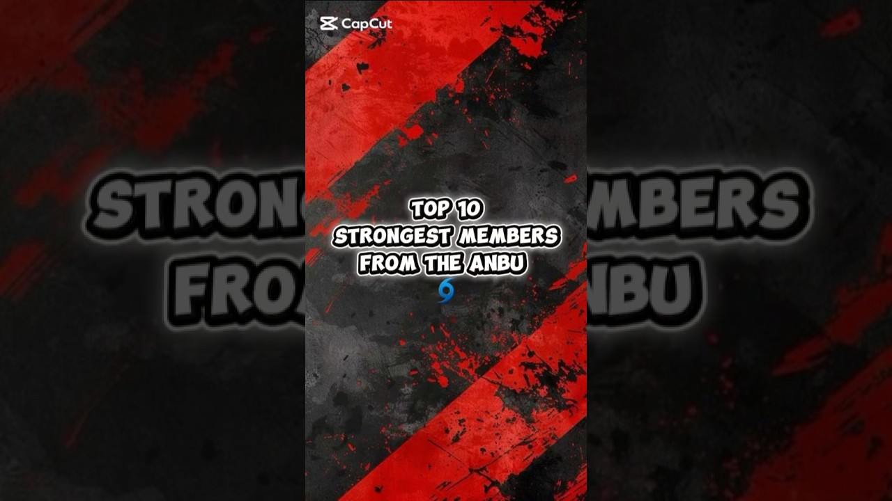Top 10 STRONGEST ANBU Members in Naruto (Power Scaling Hot Takes! Shisui #1?)#shorts