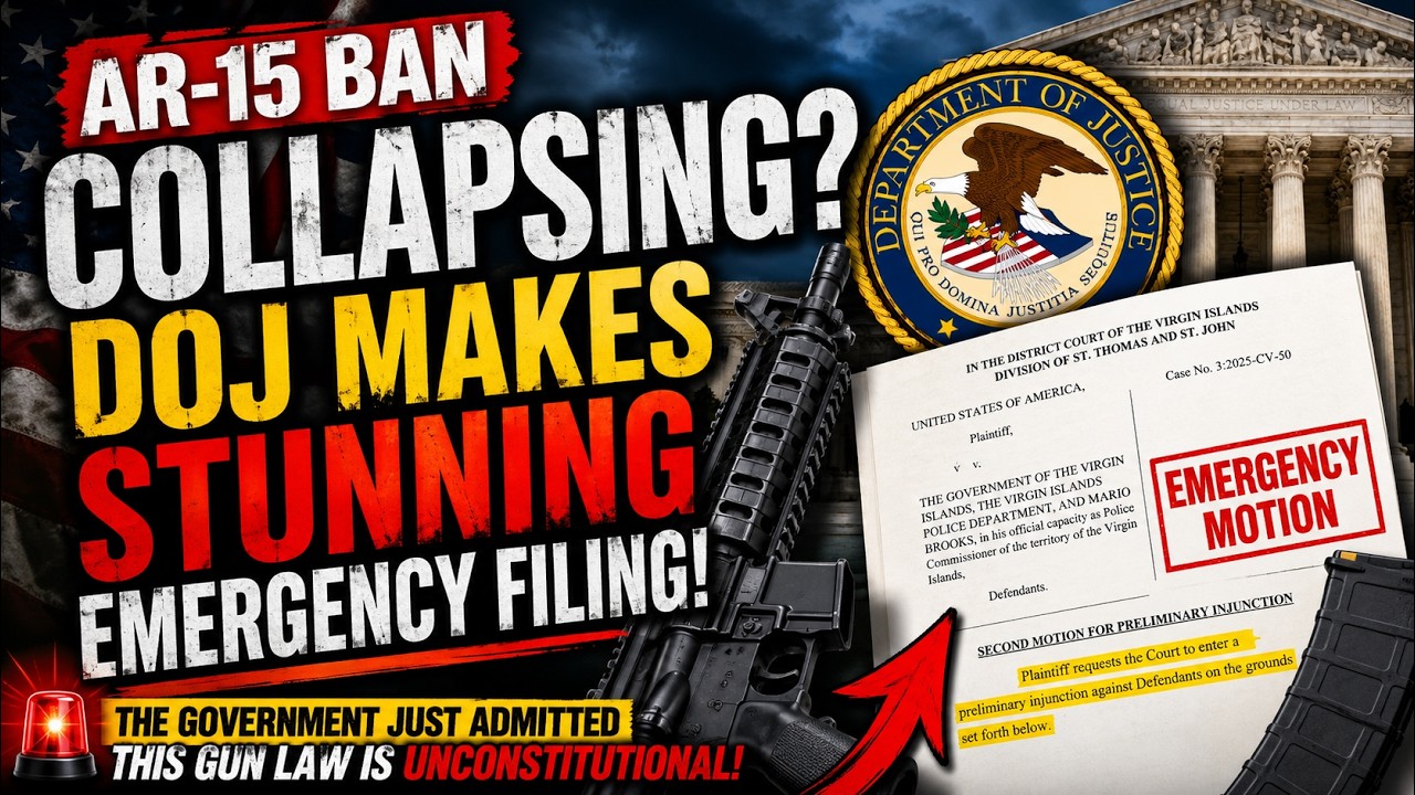 AR-15 Ban COLLAPSING? DOJ Makes Stunning Emergency Court Filing