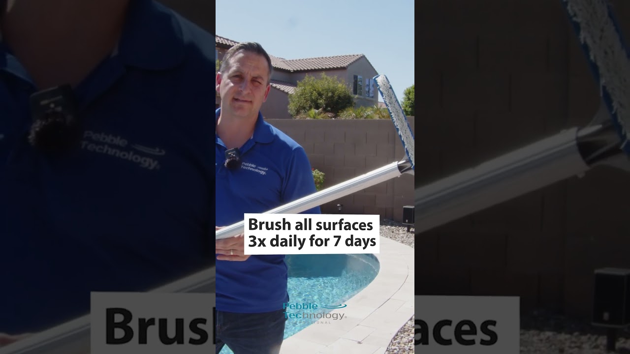 PebbleTec Startup: How to Care for Your New PebbleTec Pool Finish