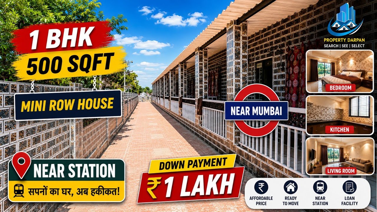 1 BHK Row House for sale in Virar East | बैठीं चाळ | Legal Chawl room | Virar east | Property Darpan