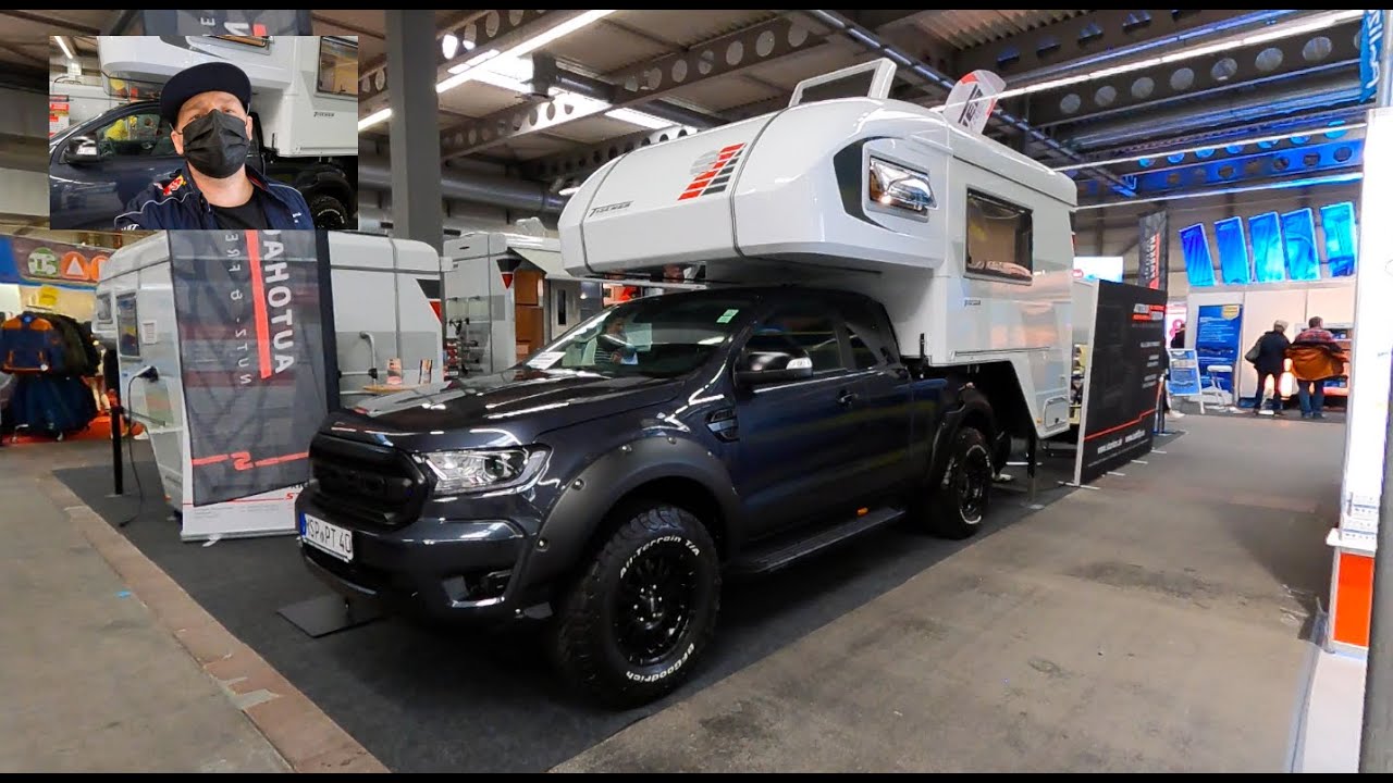 Tischer Trail Box 260 SD pick-up Camper Cab RV Camping car Ford Ranger walkaround and interior V0258