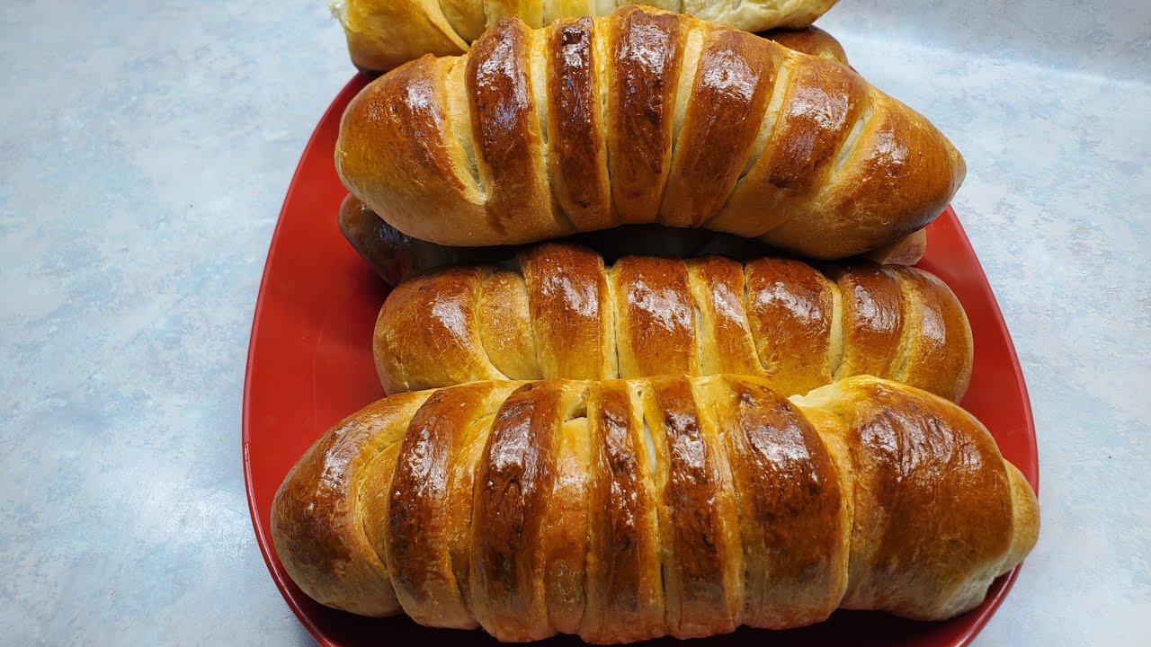 como hacer pan Brioche rellenos de piña