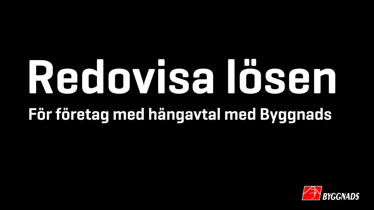 Redovisning av Lösen