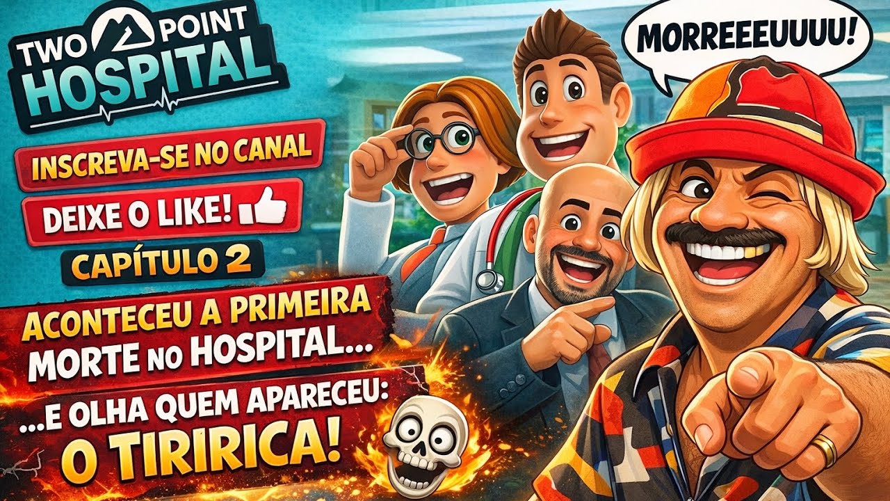 Two Point Hospital - gameplay PS4 - primeira morte olha quem apareceu - capítulo 2