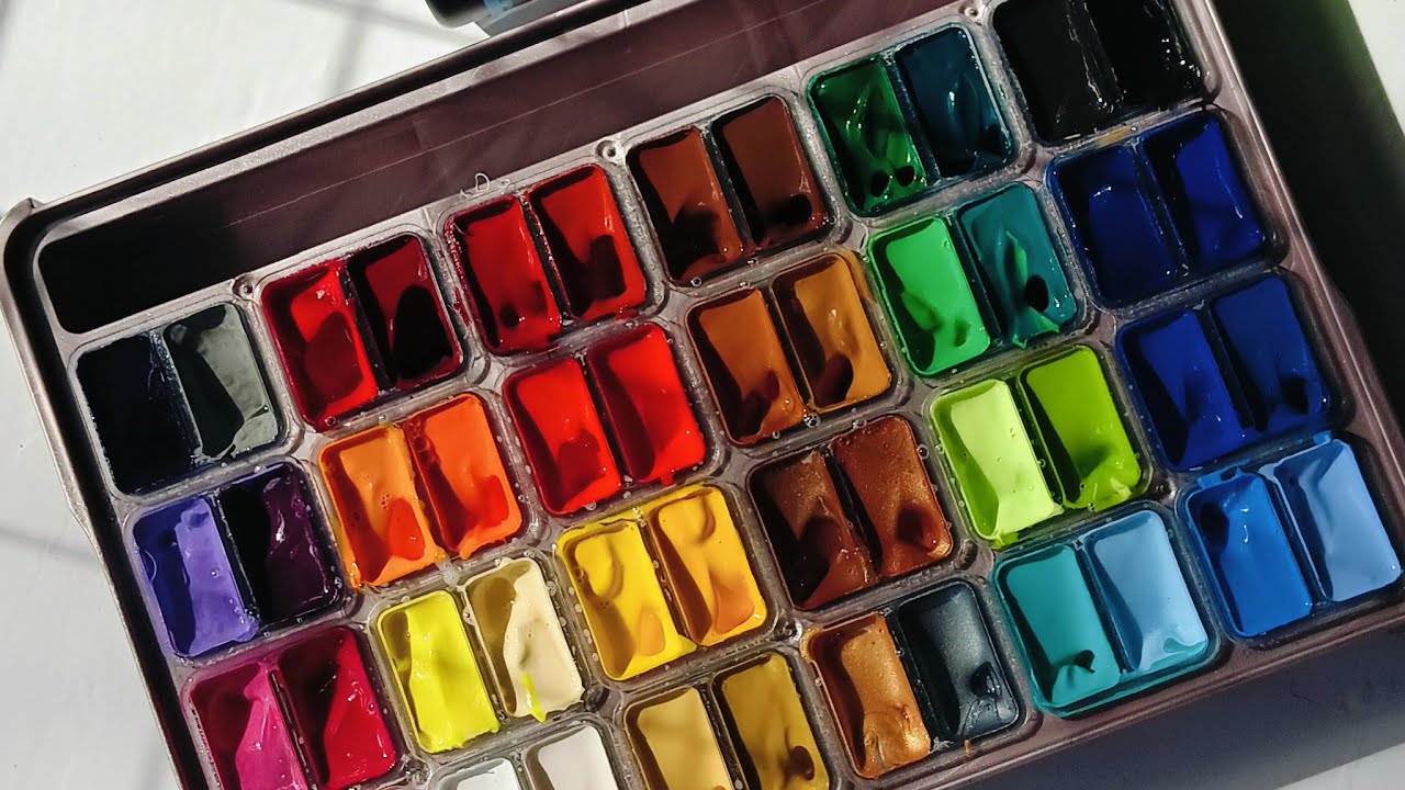 step by step spring wildflowers acrylic painting tutorial ✨🌷 part 2😊