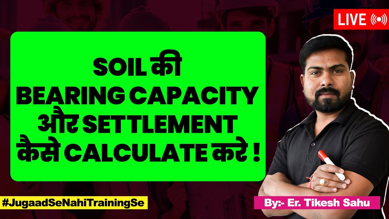Step-By-Step Complete Calculation of Bearing Capacity And Settlement of Soil | Geotech Engineering