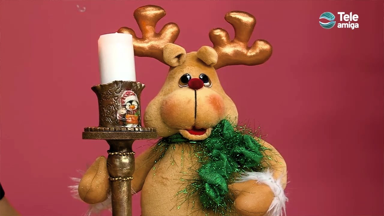 CANDELABRO RENO NAVIDEÑO en Aprenda y Venda - Teleamiga