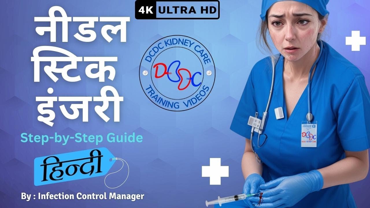 Needle Stick Injury in Hindi || Needle Prick Injury | NSI | Step by Step Guide |  #dcdc #ttt #nabh