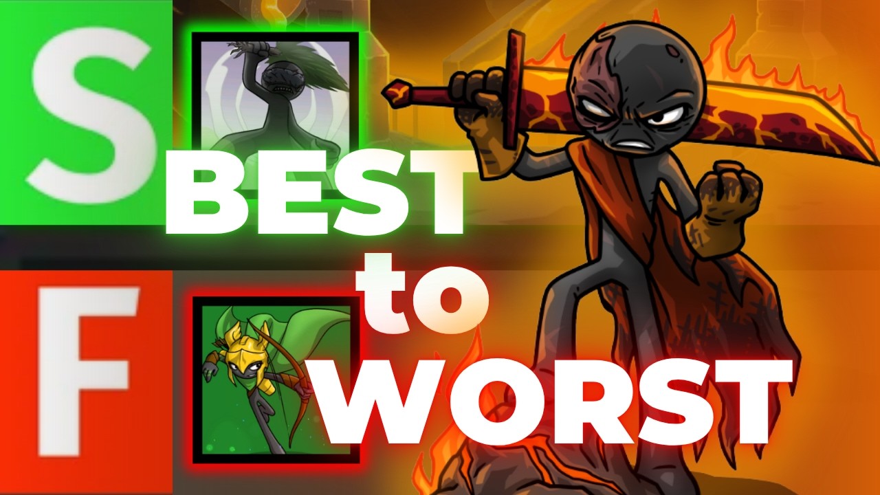 Stick War: Saga Tierlist of Generals Ranked from BEST to WORST (V2)