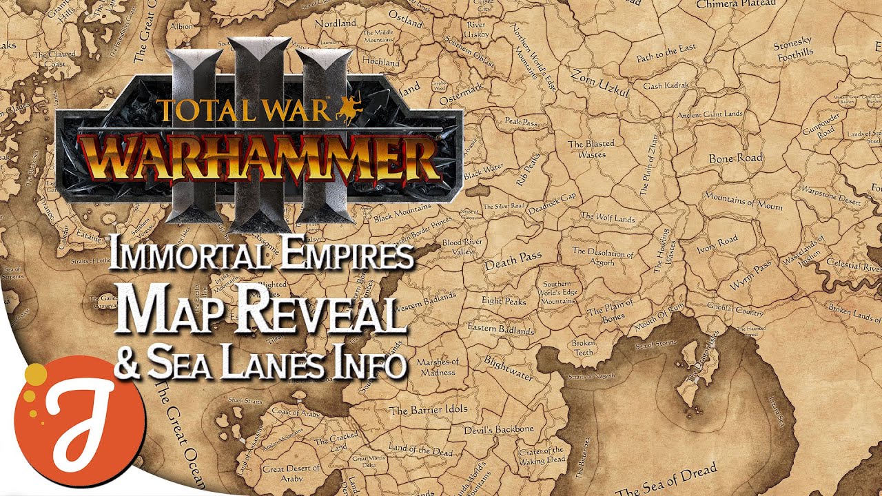 IMMORTAL EMPIRES MAP + SEA LANES | Blog Discussion | Total War: WARHAMMER III