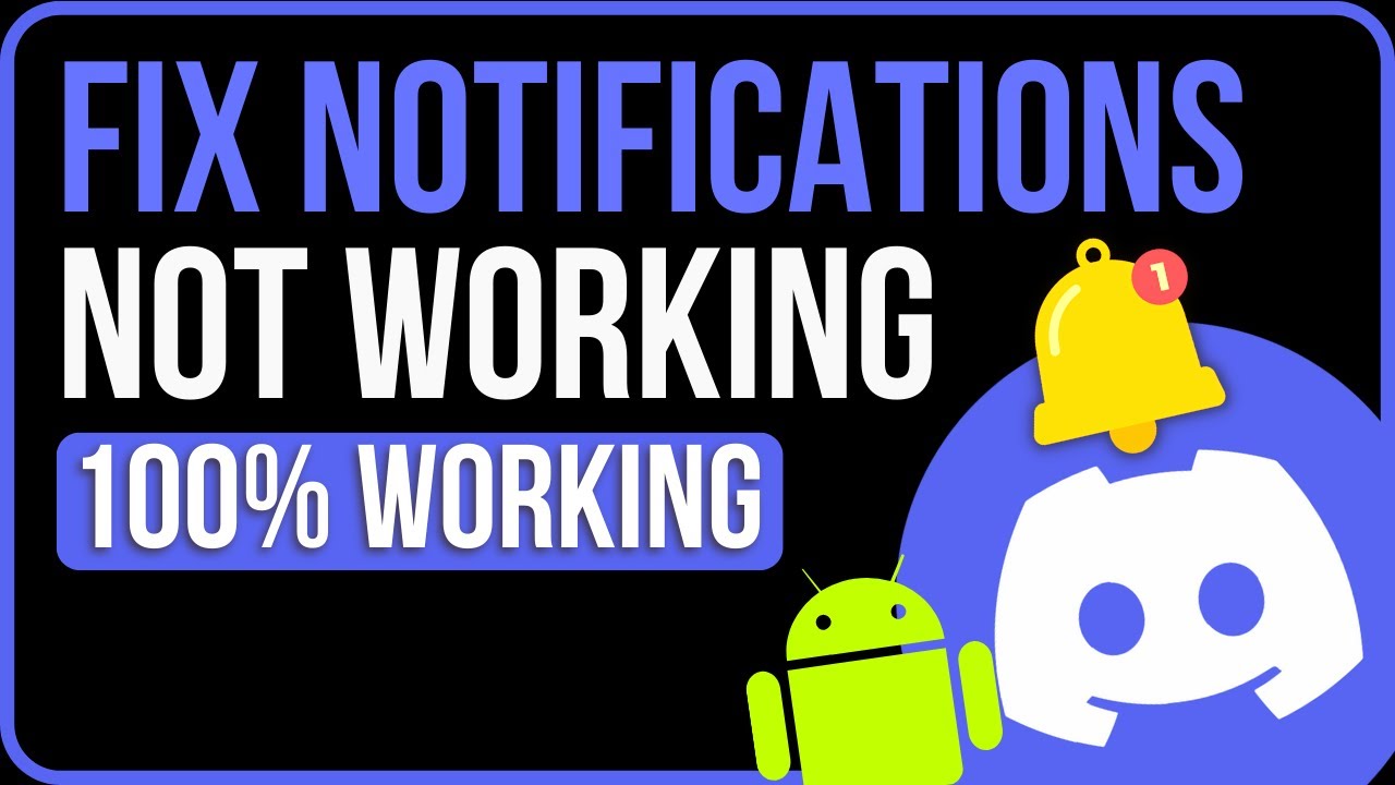 FIX DISCORD NOTIFICATIONS NOT WORKING ANDROID ISSUE (Full Guide)