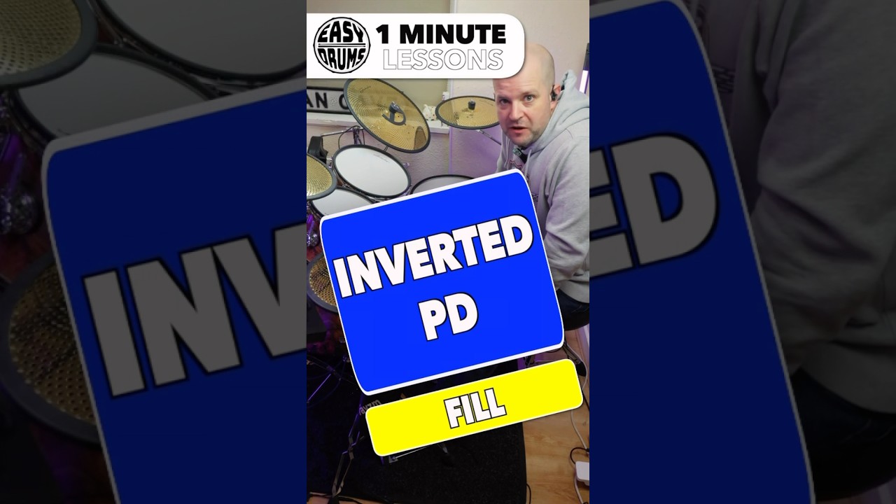 1 MINUTE DRUM LESSONS: The Inverted Paradiddle