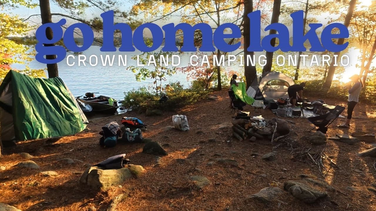 Exploring & Camping at Go Home Lake… Only Accessible by Boat!