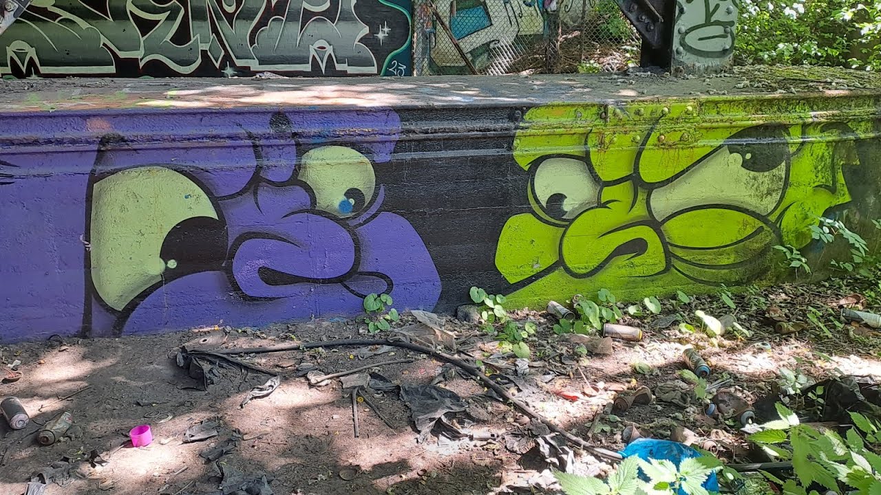 Street Art & Graffiti at Braehead Tunnels Glasgow