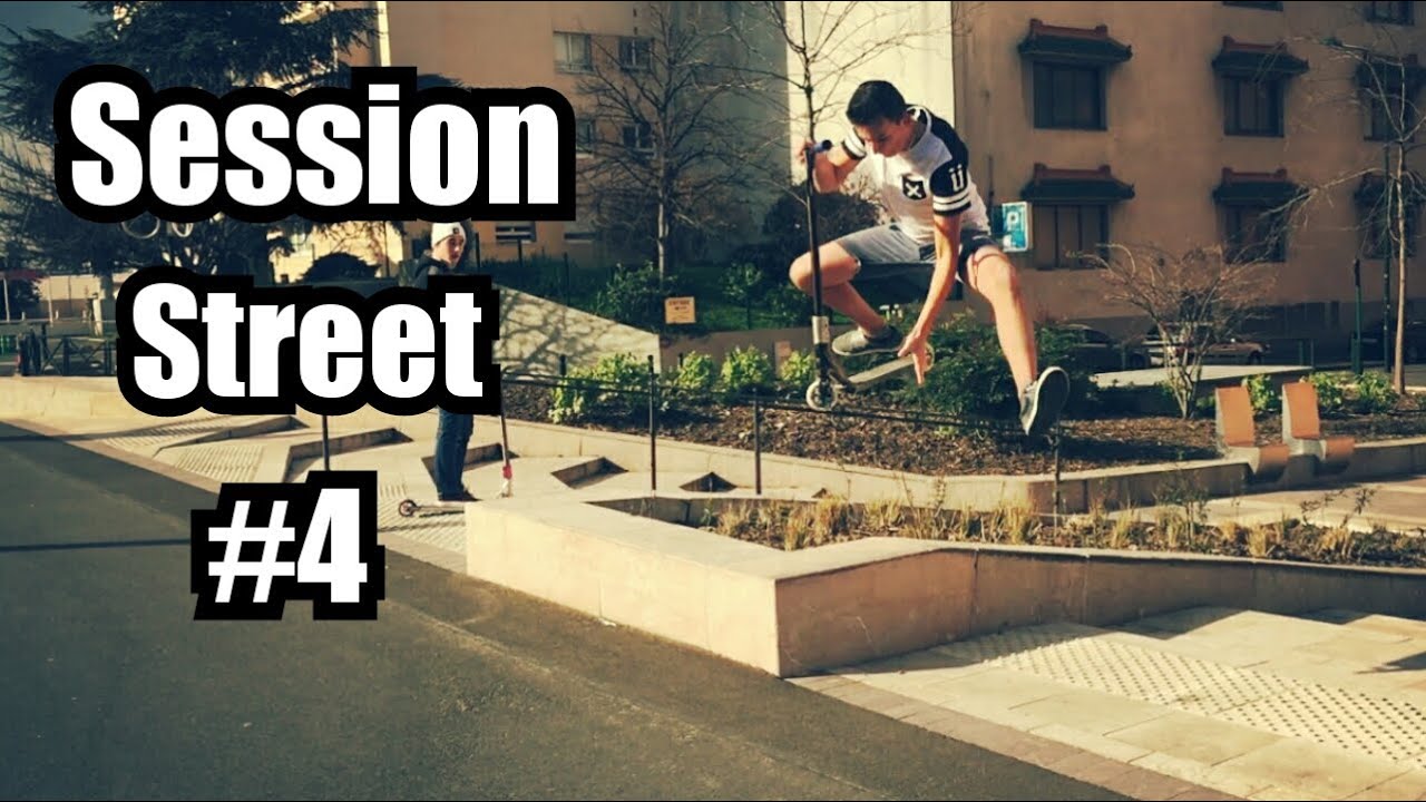 Freestyle scooter - session street #4 [trotinette freestyle]