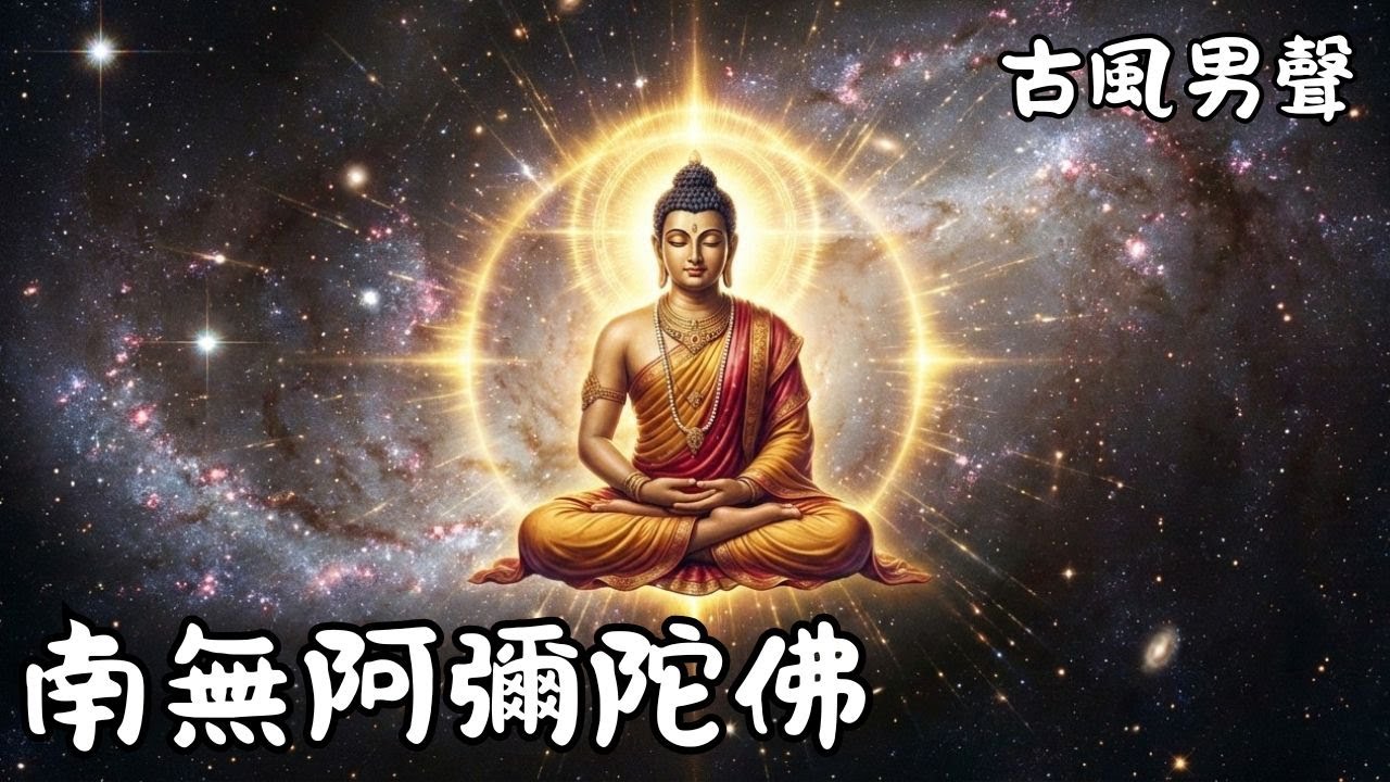 【愛佛祖】南無阿彌陀佛聖號(古風男聲)｜Namo Amitabha｜Buddha's Blessing Music