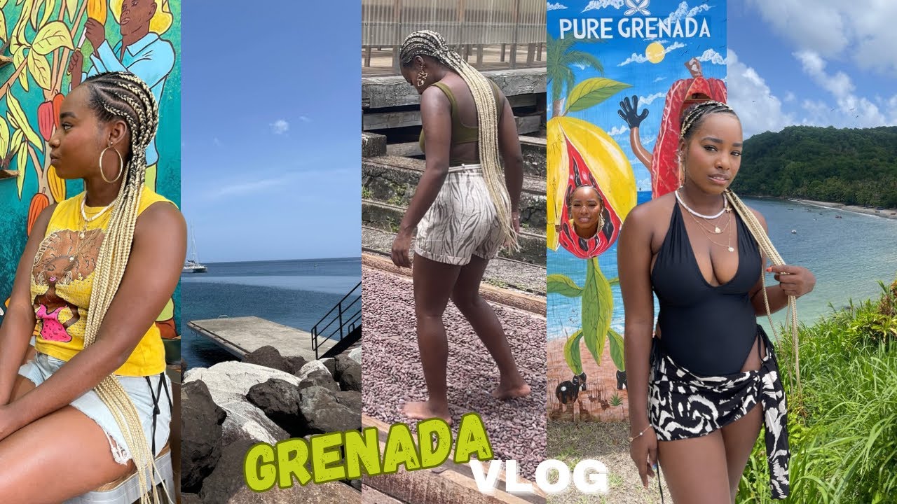 Grenada Travel Vlog 🇬🇩| Belmont Estate, Island Road Trip, Shopping, Grand Anse Beach & more (Pt.1)
