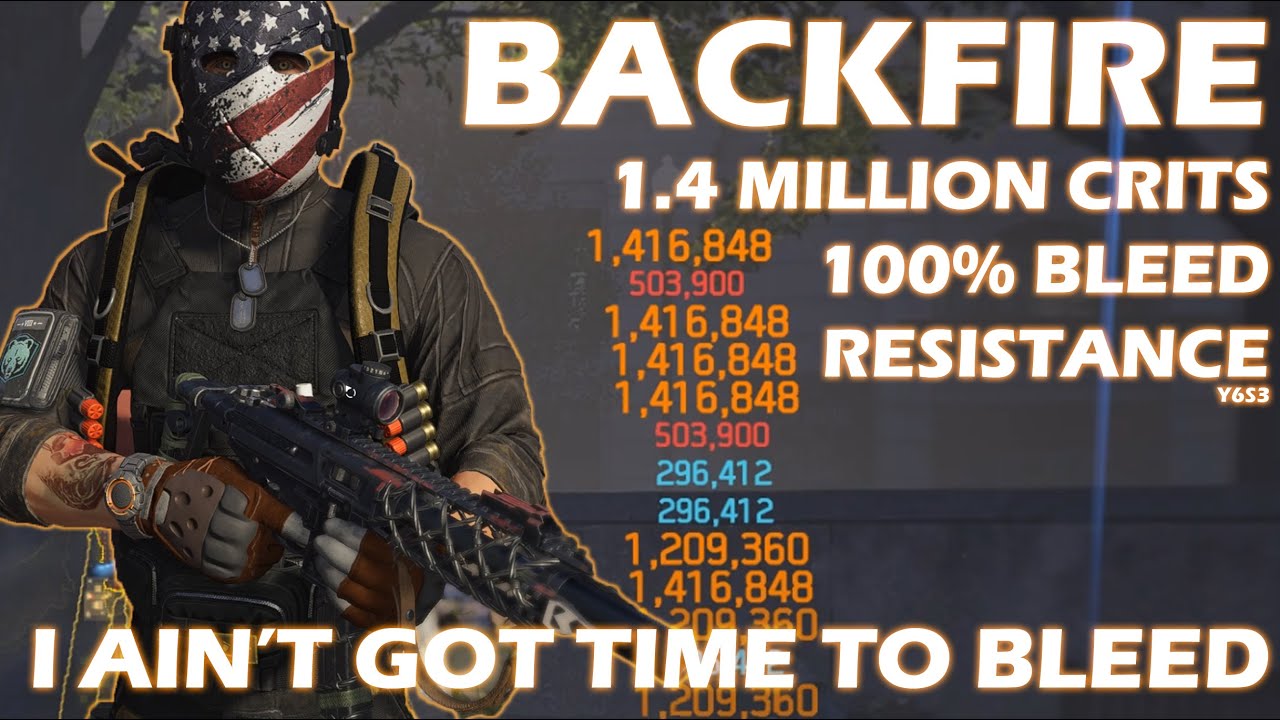 BACKFIRE: Соло PvE-билд, Y6S3, 100% сопротивление кровотечению, Ярость охотника