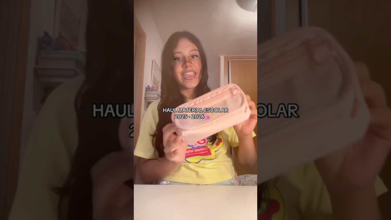 HAUL MATERIAL ESCOLAR 2025 - 2026 🛍️ ✨ Parte 1 #suscribe #haul #youtubeshorts