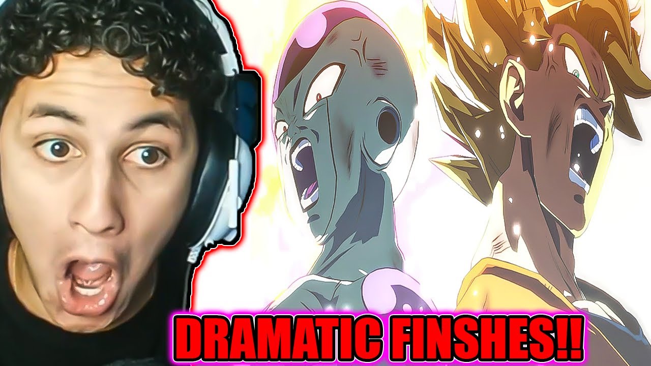 ВПЕРВЫЕ отреагирую на Dragon Ball FighterZ. Все драматичные концовки.