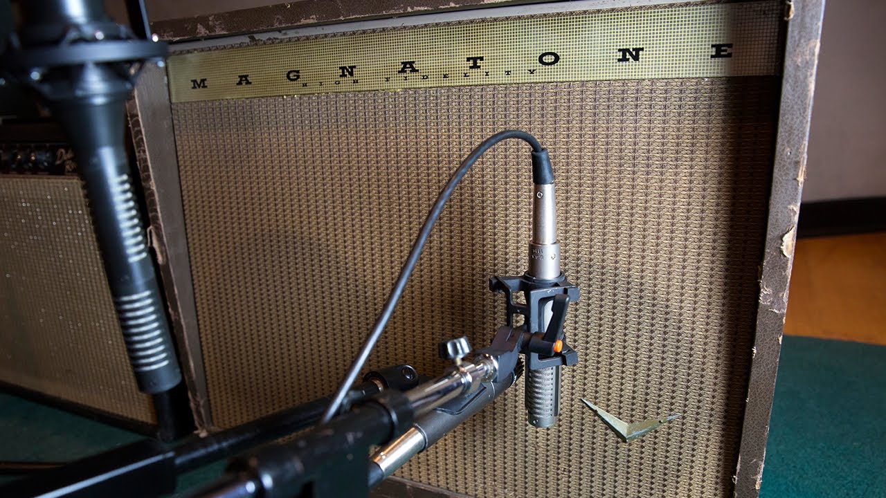 Recording Electric Guitar Session 7 - Magnatone Combo Amp. Ross Hogarth & Tim Pierce