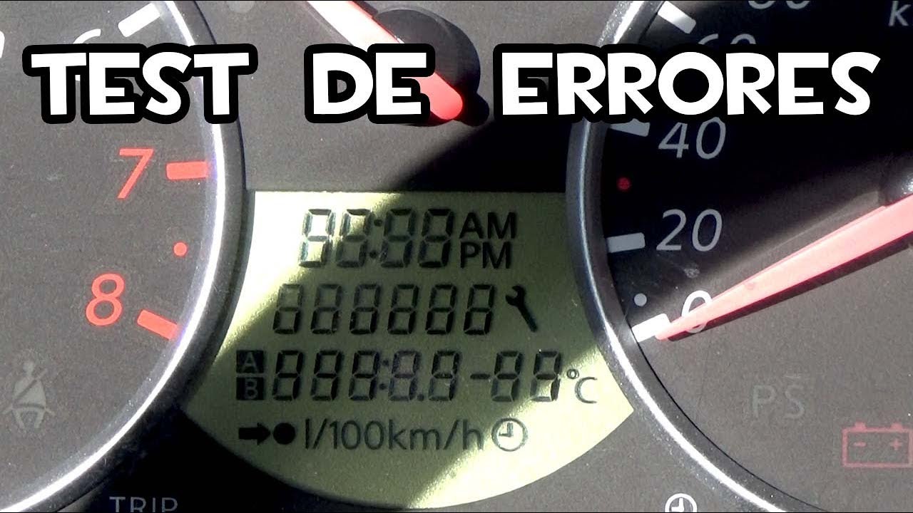 COMO HACER UN TEST AL CUADRO DE INSTRUMENTOS EN UN NISSAN MICRA K12 | Tutorial