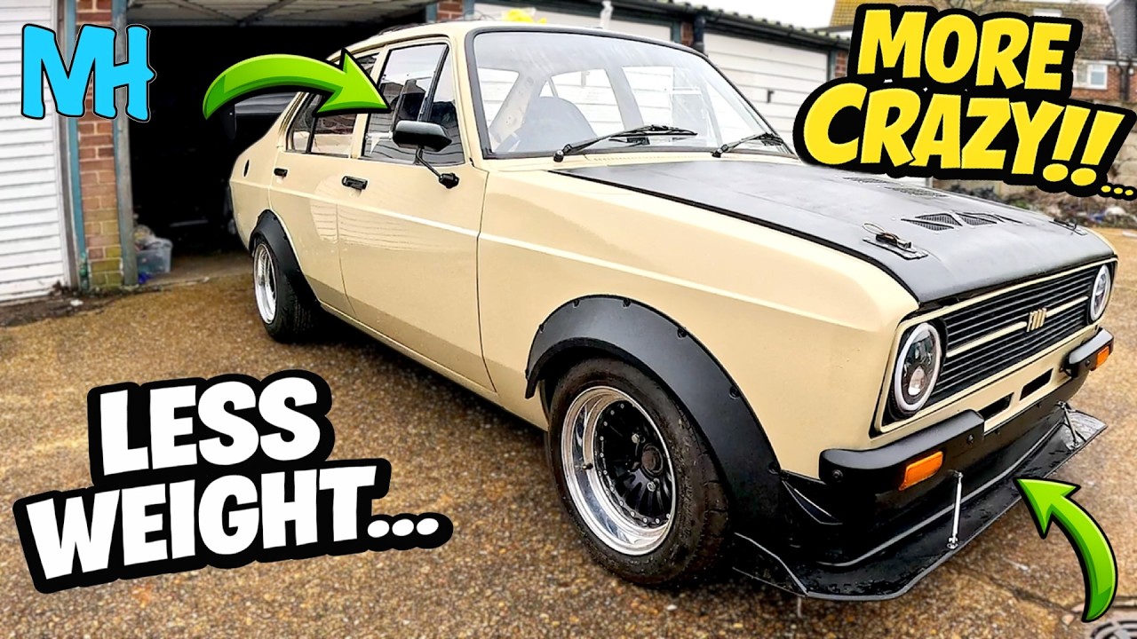 I Made Polycarbonate Windows & A Wild Splitter For My Mk2 Escort!! 👍