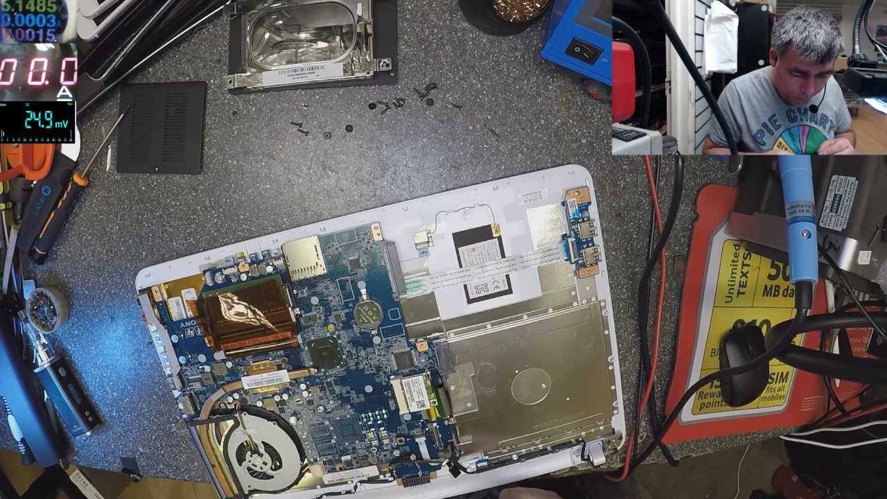 Sony Vaio laptop, no light, learning to diagnose a light issue, easy