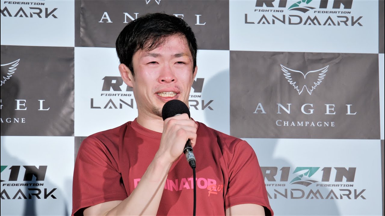弥益ドミネーター聡志　試合後インタビュー / ANGEL CHAMPAGNE presents RIZIN LANDMARK 4 in NAGOYA