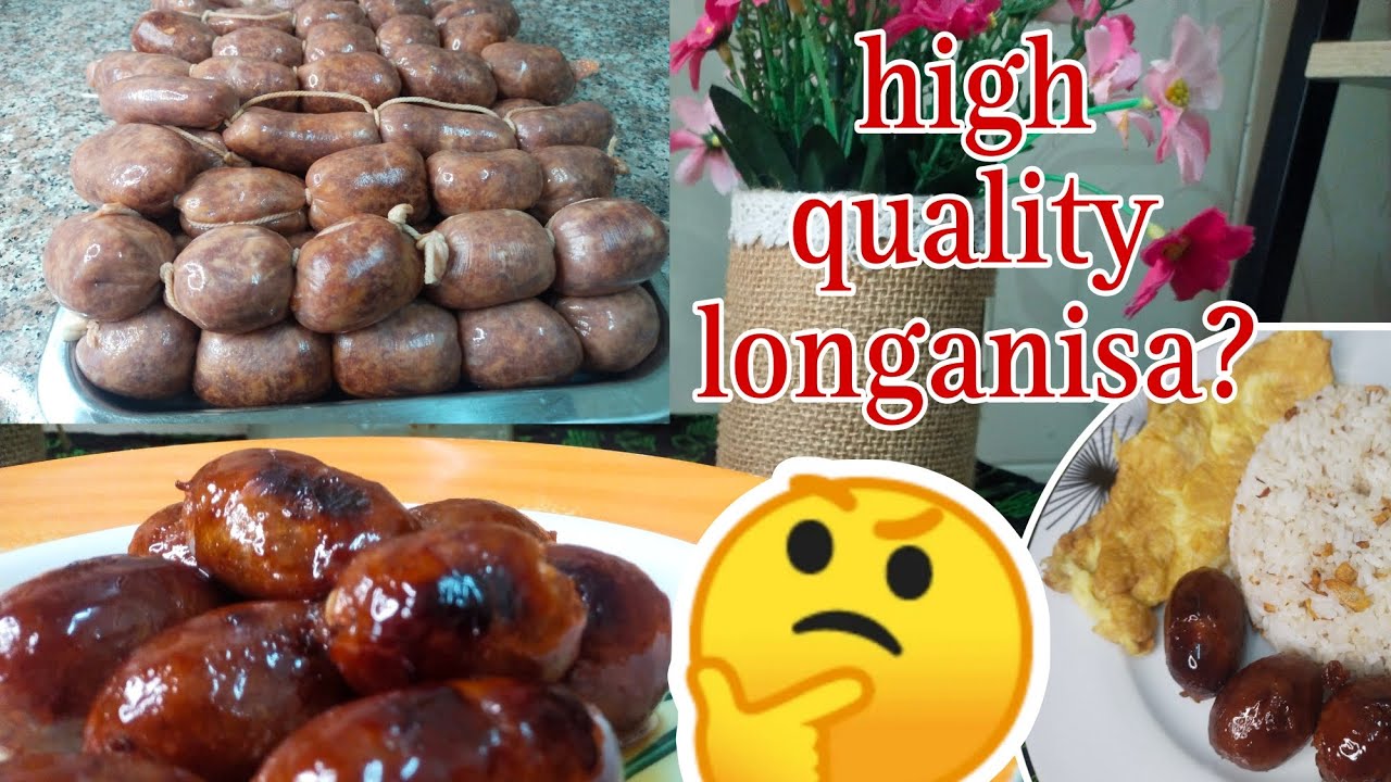 HOW TO MAKE HIGH QUALITY HOMEMADE CHICKEN LONGANISA STEP BY STEP
