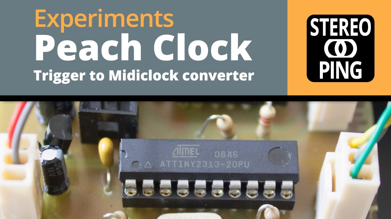 Stereoping Peach Clock - perfect midiclock sync between Volcas and FL Studio