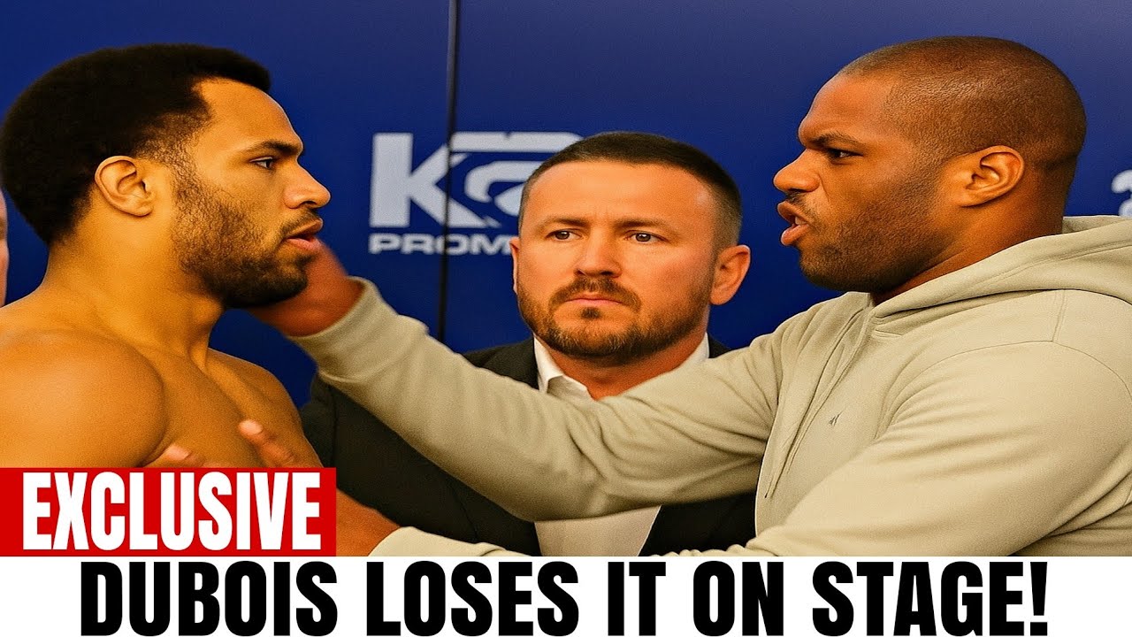 Chaos Erupts Daniel Dubois SLAPPED Moses Itauma In First Heated Press Conference