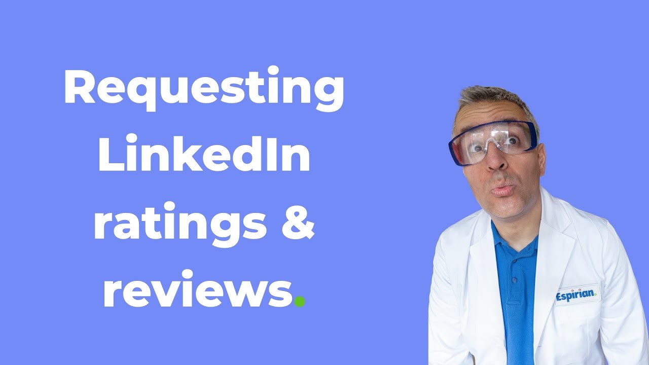 LinkedIn: how to request ratings and reviews in Providing Services