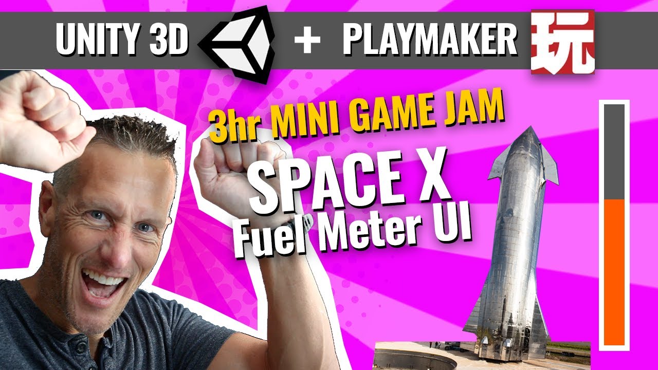 Unity + Playmaker - создание заполняемого пользовательского интерфейса счетчика топлива